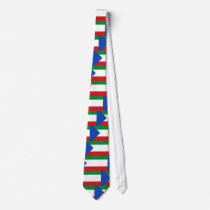 Equatorial Guinea, El Salvador flag Custom Ties