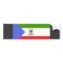 Equatorial Guinea Flag bumper stickers by coolcountry Equatorial Guinea Flag bumper stickers