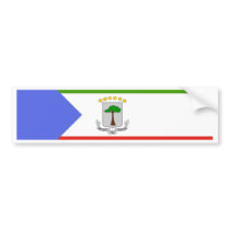 Equatorial Guinea Flag bumper stickers by coolcountry Equatorial Guinea Flag bumper stickers