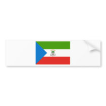 Equatorial Guinea Flag bumper stickers by sergemayifuila Equatorial Guinea Flag bumper stickers