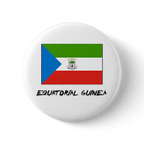 Equatorial Guinea Flag buttons by flagshirt Equatorial Guinea Flag buttons