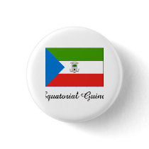 Equatorial Guinea Flag Design buttons by flagshirt Equatorial Guinea Flag Design buttons