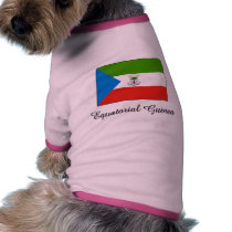 Equatorial Guinea Flag Design pet clothing by flagshirt Equatorial Guinea Flag Design pet clothing