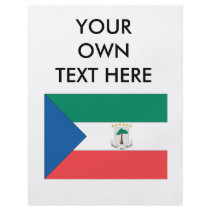 Equatorial Guinea Flag Flyer Design