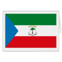 Equatorial Guinea Flag Greeting Card