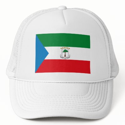 Equatorial Guinea Flag Hat by FlagTshirts