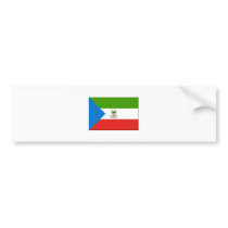 Equatorial Guinea FLAG International bumper stickers by flagshirt Equatorial Guinea FLAG International bumper stickers