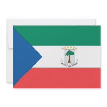 Equatorial Guinea Flag invitations by flagshirts Equatorial Guinea Flag invitations
