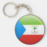 Equatorial Guinea Flag Key Chain
