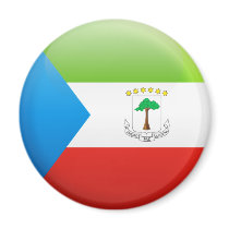 Equatorial Guinea Flag Refrigerator Magnet