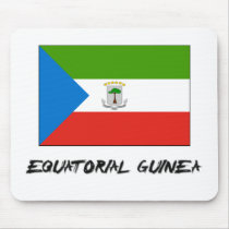 Equatorial Guinea Flag mousepads by flagshirt Equatorial Guinea Flag mousepads