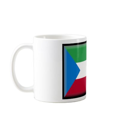 Equatorial Guinea Flag Coffee Mugs by jacinto888