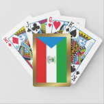 Equatorial Guinea Flag Playing Cards playing cards