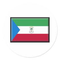 Equatorial Guinea Flag stickers by jacinto888 Equatorial Guinea Flag stickers