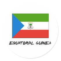 Equatorial Guinea Flag stickers by flagshirt Equatorial Guinea Flag stickers