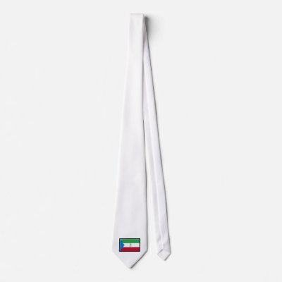 Equatorial Guinea Flag Neckties by jacinto888