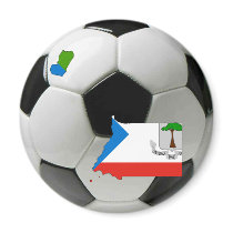 Equatorial Guinea football soccer Fridge Magnets