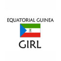 EQUATORIAL GUINEA GIRL t-shirts by flagshirt EQUATORIAL GUINEA GIRL t-shirts