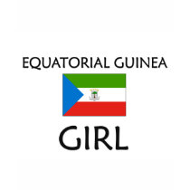 EQUATORIAL GUINEA GIRL t-shirts