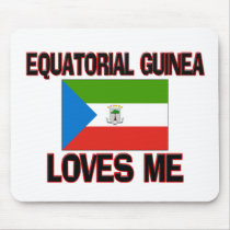 Equatorial Guinea Loves Me mousepads by flagshirt Equatorial Guinea Loves Me mousepads