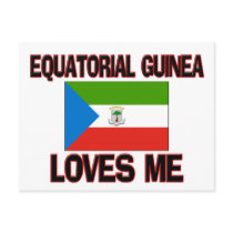 Equatorial Guinea Loves Me postcards by flagshirt Equatorial Guinea Loves Me postcards