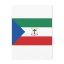 Equatorial Guinea National Flag postcards by All_Flags Equatorial Guinea National Flag postcards