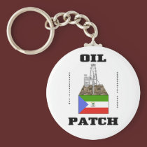 Equatorial Guinea Oil Patch,Oil Field Sticker,Oil keychains