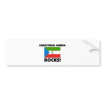 Equatorial Guinea Rocks bumper stickers by flagshirt Equatorial Guinea Rocks bumper stickers