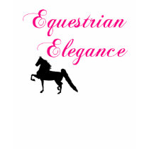 Equestrian Elegance Ladies Destroyed Tee t-shirts