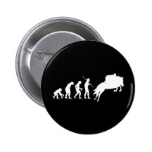 Equestrian Evolution from Man to Horseback Buttons