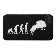 Equestrian Evolution from Man to Horseback iPhone 4 Covers