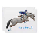 Equestrian Horse Jumper Invitation