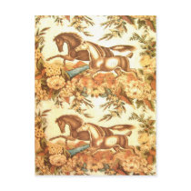 Equestrian Horse Postcard vertical by INTHEPRESENT Equestrian Horse Postcard vertical