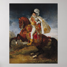 Equestrian Portrait of Jerome Bonaparte  1808 Poster