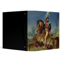 Equestrian Portrait of Joachim Murat  1812 Vinyl Binder