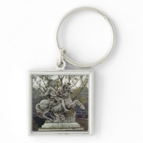 Equestrian Portrait of Louis XIV 2 Keychains