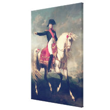 Equestrian Portrait of Napoleon I  1810 Stretched Canvas Prints