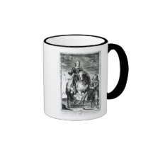 Equestrian portrait of Oliver Cromwell Coffee Mug