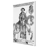 Equestrian Portrait of Philip II  of Spain Stretched Canvas Prints
