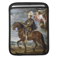 Equestrian Portrait of Philip II Peter Paul Rubens iPad Sleeve