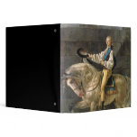 Equestrian Portrait of Stanislas Kostka Vinyl Binder