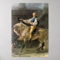 Equestrian Portrait of Stanislas Kostka Print