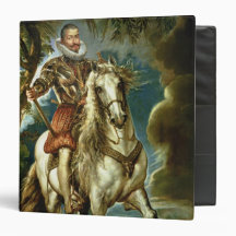 Equestrian portrait of the Duke of Lerma  1603 3 Ring Binders