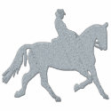 Equestrian Silhouette embroidered shirts