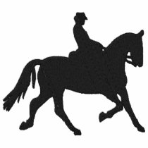 Equestrian Silhouette embroidered shirts