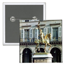 Equestrian statue of Joan of Arc Pins
