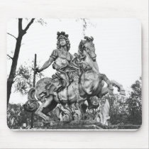 Equestrian statue of Louis XIV Mouse Pad