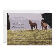 Equestrian Wedding Invitation