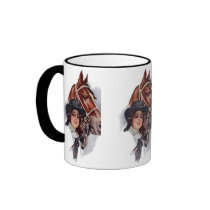 Equestrian Woman mugs
