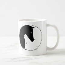 Equestrian Ying Yang Mugs